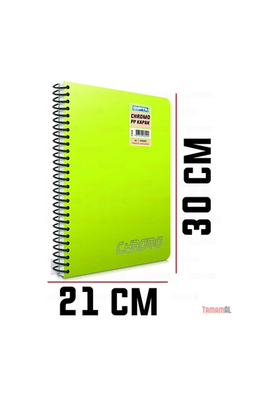 73665 Defter A4 Chromo Spiralli Pp 60 Yaprak Çizgili 1978