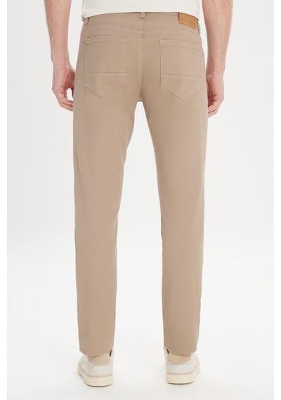 AC&Co / Altınyıldız Classics Erkek Bej Slim Fit Dar Kesim 5 Cep Armürlü Esnek Pantolon Bej AC&Co / Altınyıldız Classics Erkek Bej Slim Fit Dar Kesim 5 Cep Armürlü Esnek Pantolon Bej