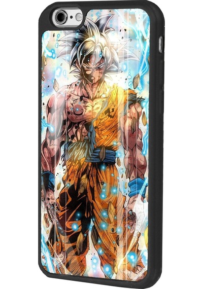 Apple Uyumlu iPhone 6 - 6s Anime War Tasarımlı Glossy Telefon Kılıfı Siyah