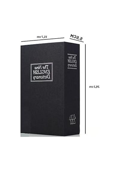 Xl Boyutunda Gizli Kasa, Kitap Şeklinde Şifreli Kilitli Tasarım