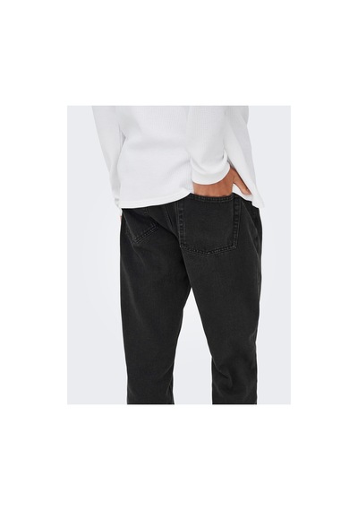 Only & Sons Erkek Onsedge Straıght 4618 Ey Box Pım Jeans Os22034618-4794677 Siyah