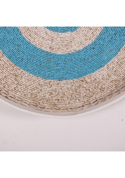 Anadolu Boncuklu Bambu Duvar Dekoru &tepsi 45 Cm Mix