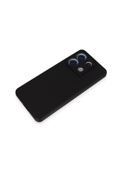 Xiaomi Redmi Note 13 Pro 5g Kılıf Taft Kapak - Siyah Düz Renkli
