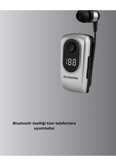 Northcity Dijital Ekranlı Bluetooth Kulaklık - Titreşimli Bildirim & 25 Saat Pil Ömrü