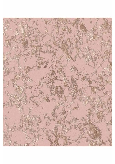 Pembe Mermer Görünümlü Banyo Halısı Klozet Paspas Seti Bs022n11