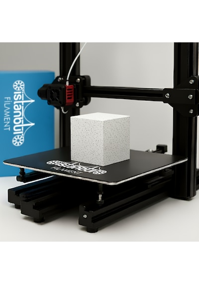 İstanbul Filament 3d Baskı Pla Filament Mermer Desen 1 Kg Ø 1,75mm 0,05 Mm Bambu Lab Uyumlu 1.75mm