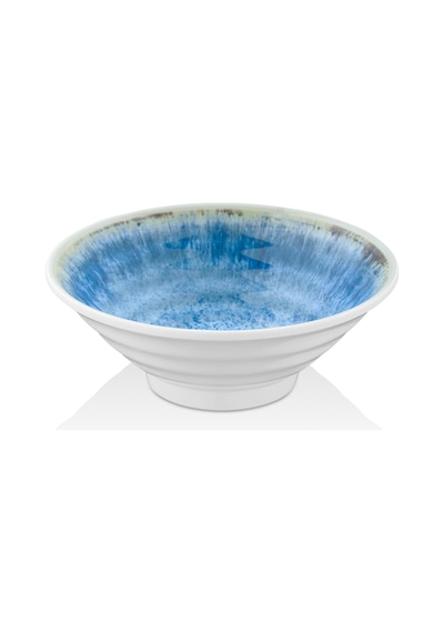Happy Chef Blue Iris 2'li Salata Kasesi Seti, Ø 24,1 Cm - H.8,8 Cm 1420 Ml, Thermoset Melamin mavi