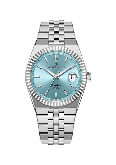 Jacques Philippe Jpqgs10413x6lb Erkek Kol Saati Gümüş