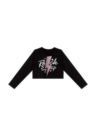 Denokids Mshb&g Rock Life Kız Çocuk T-shirt Tayt Takım Çok Renkli