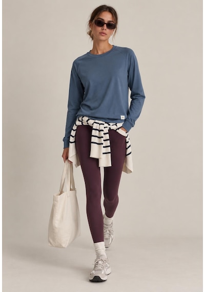 Alexandergardi Kadın Activewear Bisiklet Yaka Üst İndigo