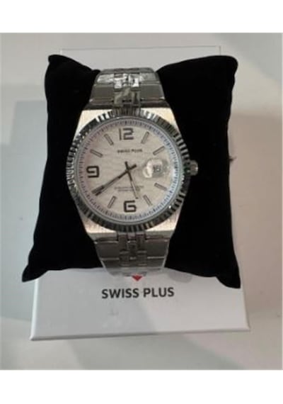Swiss Plus Man Watch Premium Seri Model-4 St3442ags White-silver Kol Saati Diğer