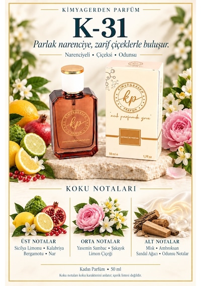 KP K-31 Kadın Parfüm EDP 50 ML