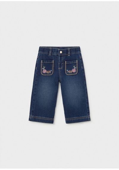 Mayoral Kış Sezon Kız Bebek Denim Pantolon - Lacivert