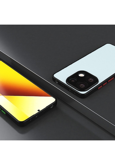 Zore Xiaomi Redmi Note 13 4g Uyumlu Kılıf Msra Hux Kapak-siyah Siyah