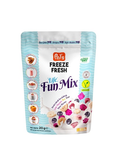 Pol's Freeze Fresh Life Fun Mix 20 G - 7 Adet Tarı