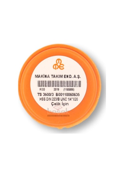 Mte Unc 1/4 Pafta Normal Vidalı Hss Dın 223/b