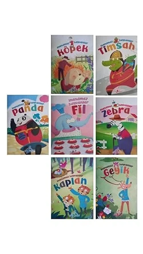 İnanılmaz Hayvanlar Hikaye Kitapları 7 Kitap