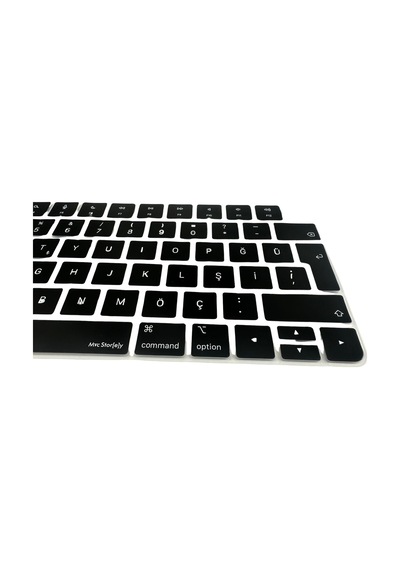 Magic Keyboard 3 Klavye Koruyucu A2449 A2450 A3118 A3203 Uyumlu Ultra İnce Silikon 0.3mm Siyah