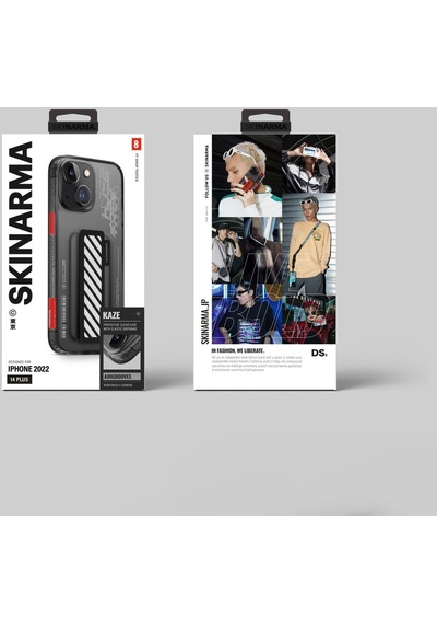 Apple Uyumlu iPhone 14 Plus Kılıf Skinarma Şeffaf Desenli Kaze Kapak