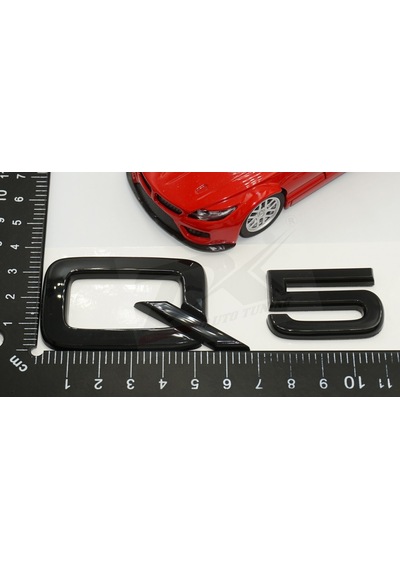 Audi Q5 Bagaj Krom 3M Yazı Logo Gümüş Krom