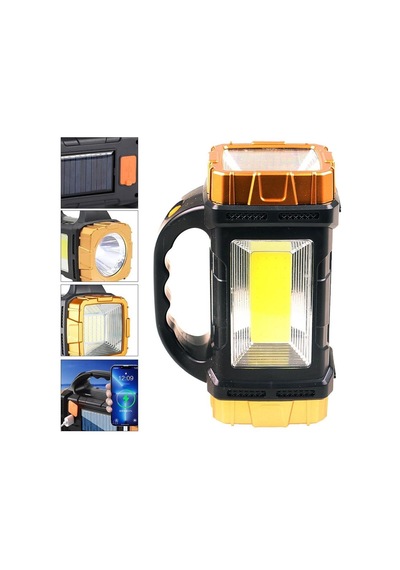 El Feneri Projektör Solar Şarjlı 25w Led+smd+cob Gl-2289