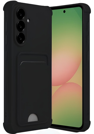 Samsung Uyumlu Galaxy A17 5g Kılıf Kart Ve Resim Bölmeli Soft Renkli Silikon Kapak