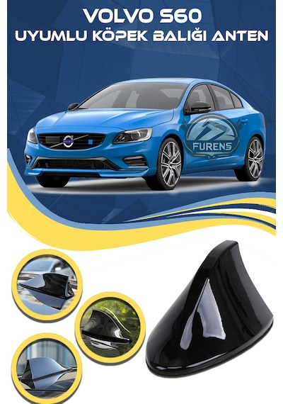 Volvo S60 Uyumlu Oto Balık Sırtı Anten Elektrikli Köpekbalığı Balina Tavan Anteni