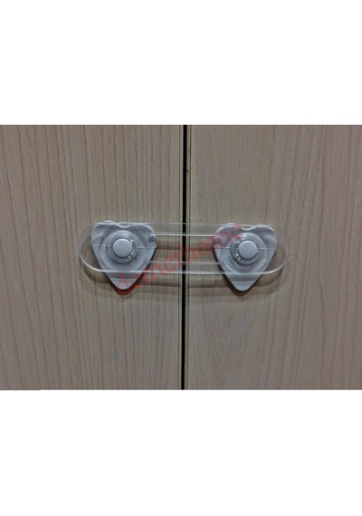 Çocuk Bebek Güvenlik Çekmece Dolap Kilidi 5 Paket x 10 Adet Çok Renkli