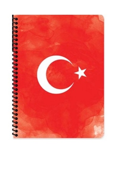 Keskin Bayrak Spiralli Defter 80 Yap.16x22 Kareli Karton Kap. Çok Renkli