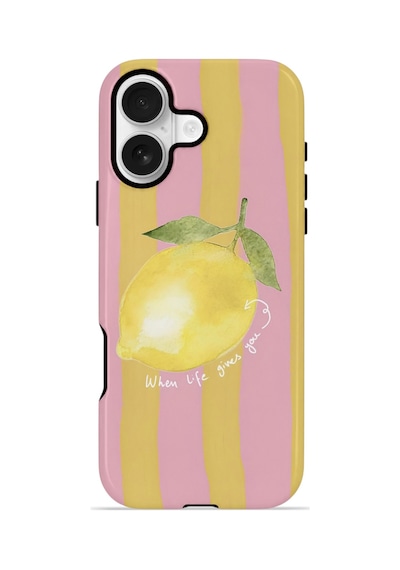 Apple iPhone Uyumlu 17 Vorian Çift Katmanlı Magsafe Kılıf Pink Lemon Muse