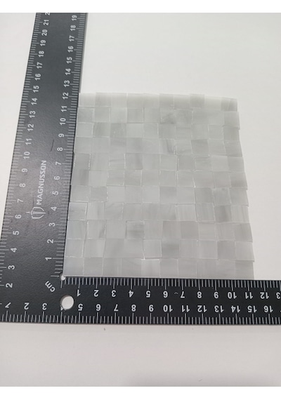 Gri Kare Vitray Cam Mozaik Taşı - Sanatsal Mozaik İçin Yaklaşık 10 X 10 Mm