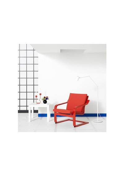 Ikea Poäng Sallanan Koltuk İskeleti, Kırmızı Vernikli