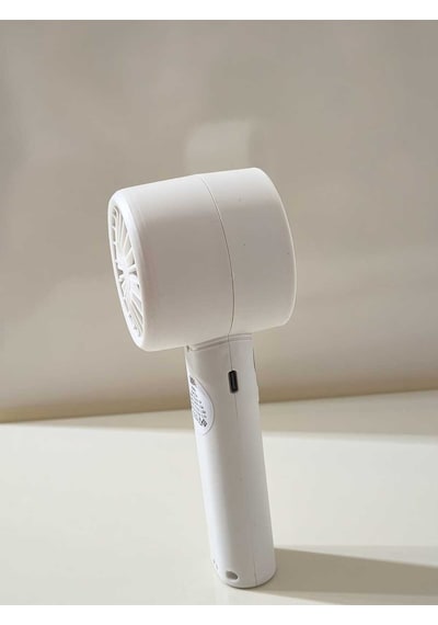 120 Kademe Dijital Ekranlı Mini Masaüstü Fan Usb Şarjlı Taşınabilir El Fanı