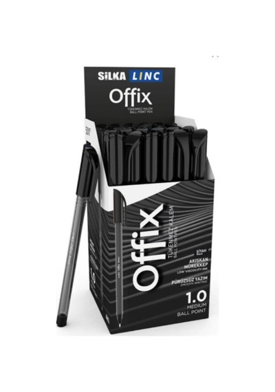 Lınc Offix Tükenmez Kalem 1.0 Mm 50 Adet 1 Paket Siyah