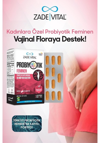 Feminen Probiyotik Takviye Edici Gıda 30 Kapsül 1 X 30 Adet