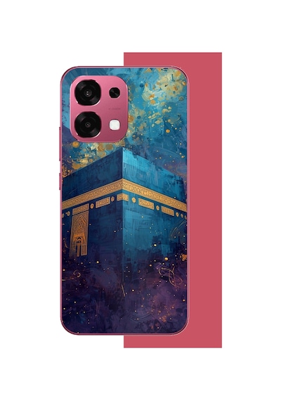 Oppo A6 Pro Uyumlu Kabe1 Baskılı Silikon Kılıf Renkli