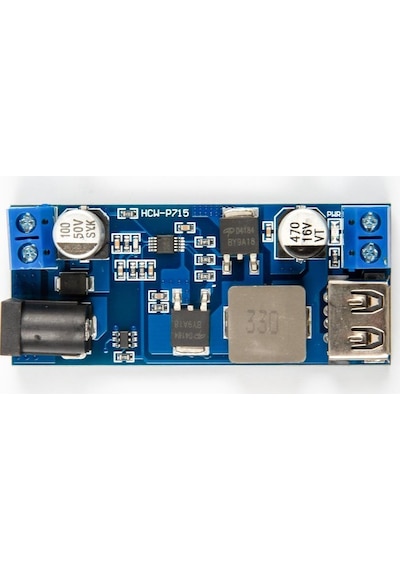 24v/12v'dan 5v'a 5a Dc-dc Voltaj Düşürücü Modül Xy-3606