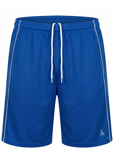 Orendahill Erkek Spor Şort Hızlı Kuruyan Esnek Regular Fit Trim Biyeli Activewear Saks Mavi