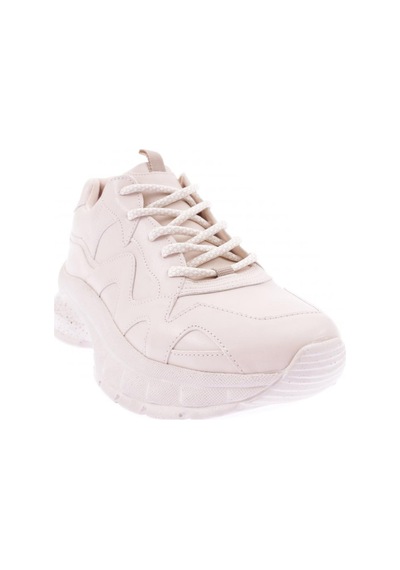 Dgn 55130-22y Kadın Mega Kalın Taban Sneakers Ayakkabı 55130-2027-R0152 Bej