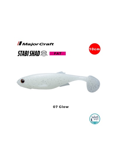 Major Craft Stabi Shad Fat 10cm Silikon Balık #07 Glow