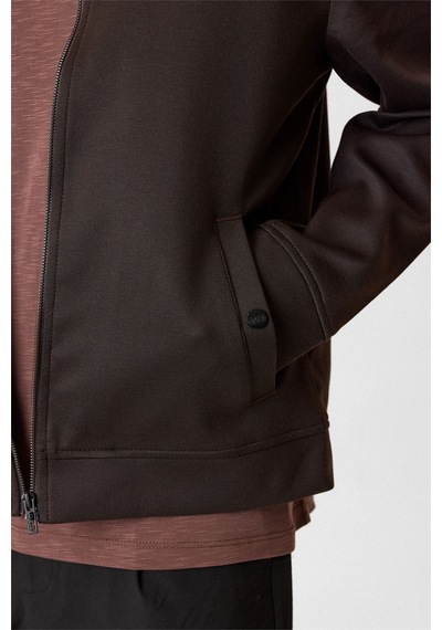 Back And Bond Kahve Regular Fit Bomber Ceket Çok Renkli