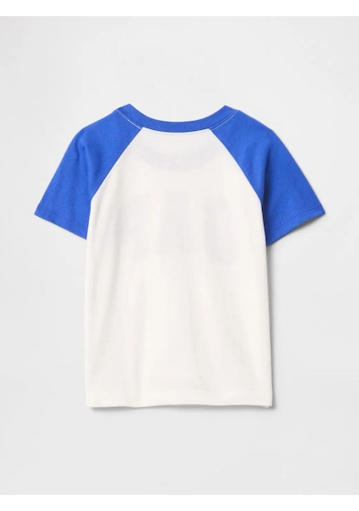Erkek Bebek Gap Logo T-shirt Kırık Beyaz-5982 Krem