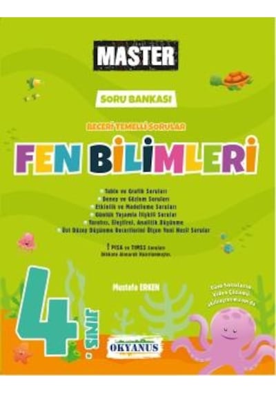 Okyanus Yayın 4. Sınıf Master Fen Bilimleri Soru Bankası