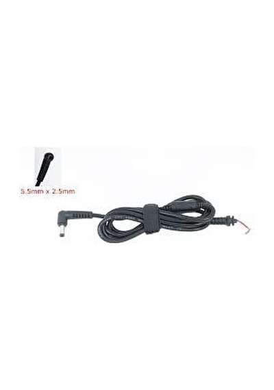 Notebook Adaptör Tamir Kablosu 5.5 Mm 2.5 Mm Standart Uçlu Notebook Adaptör Tamir Kablosu