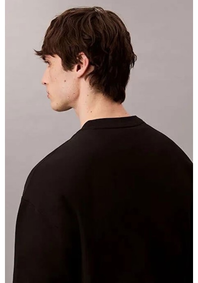 Calvin Klein Erkek Sweatshirt Siyah