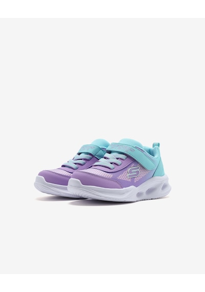 Skechers Skechers Sola Glow - Ombre Deluxe Küçük Kız Çocuk Mavi Işıklı Spor Ayakkabı 303714n Tqlv Mavi