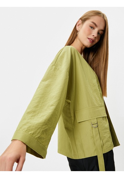 Koton Kimono Uzun Geniş Kollu Kruvaze Yaka Kapaklı Cep Detaylı Haki 4wal50011ıw 4WAL50011IW871 Haki Koton Kimono Uzun Geniş Kollu Kruvaze Yaka Kapaklı Cep Detaylı Haki 4wal50011ıw 4WAL50011IW871 Haki