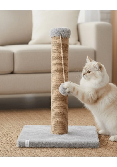 Reyo Pet Kedi Tırmalama Tahtası Gri 42 Cm