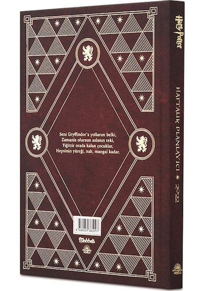 Mabbels Mösyö Taha Harry Potter Haftalık Ajanda Gryffindor Çok Renkli