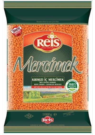 Reis Kırmızı Mercimek 1 KG